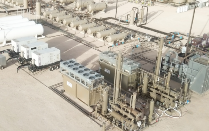 Torrent Gas Lift Operation Spread
