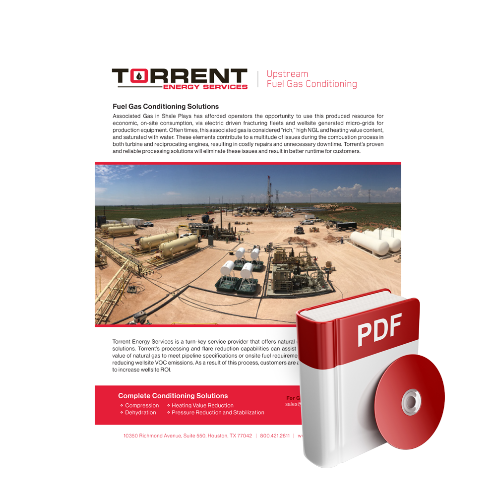 Torrent brochure on upstream fuel gas conditioning