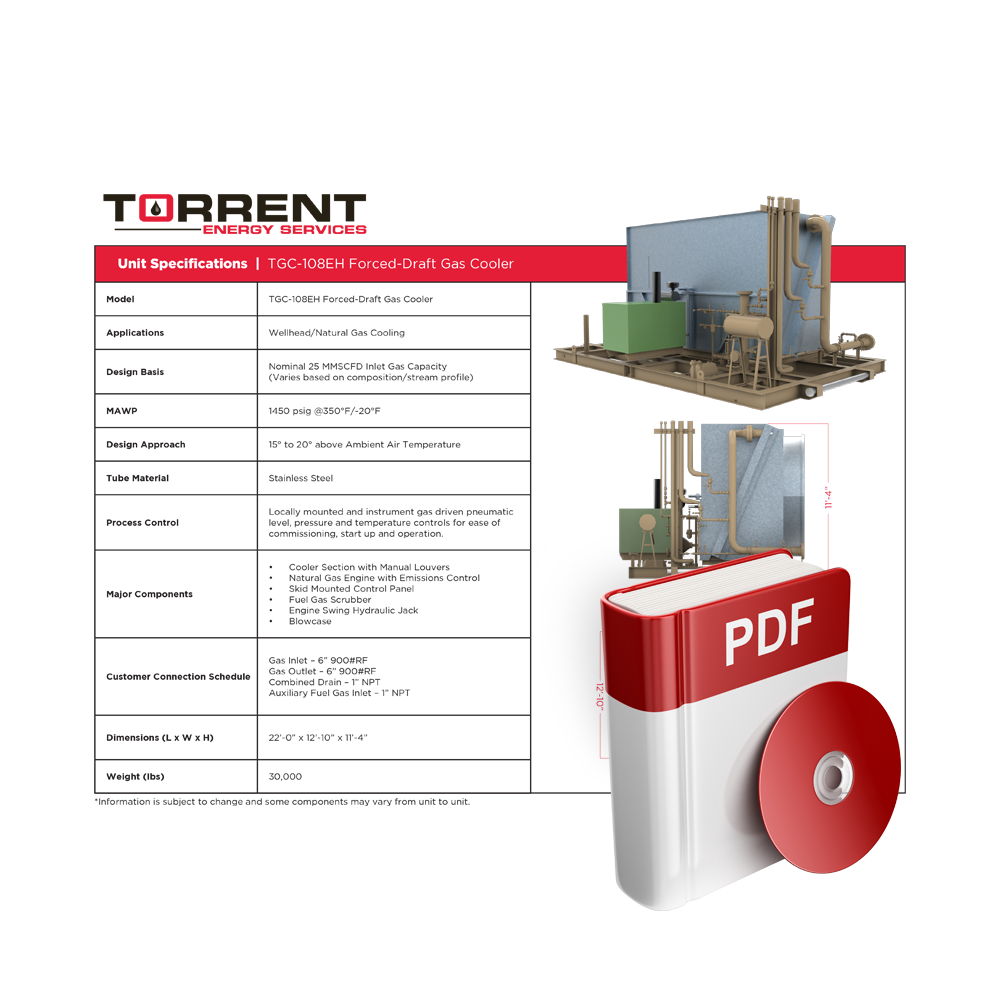 Torrent brochure on Forced Draft Gas Cooler