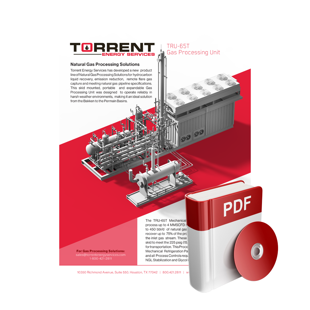 Torrent brochure on TRU-65T Gas Processing Unit
