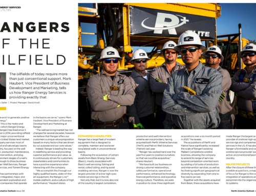 Ranger Energy and Torrent Featured in North America Outlook Magazine